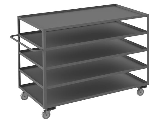 Stock Cart, 5 Shelves, 36 x 72