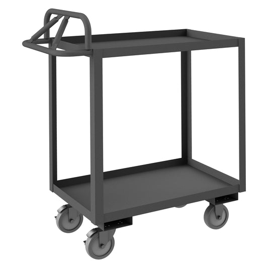Stock Cart, 2 Shelves, Ergonomic Handle