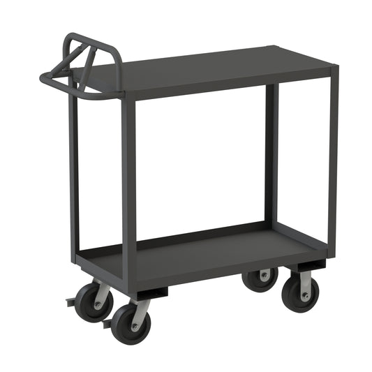 Stock Cart, 2 Shelves, Ergonomic Handle