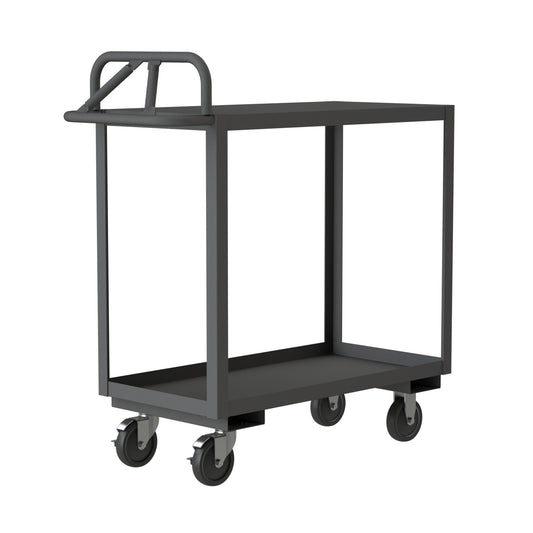 Stock Cart, 2 Shelves, Ergonomic Handle