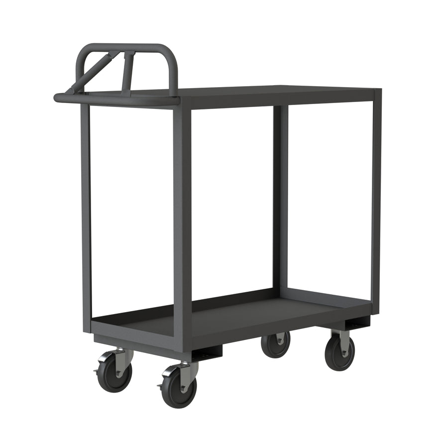 Stock Cart, 2 Shelves, Ergonomic Handle