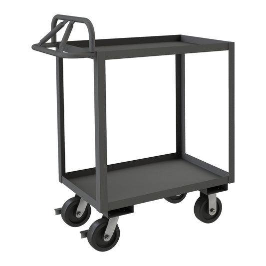 Stock Cart, 2 Shelves, Ergonomic Handle