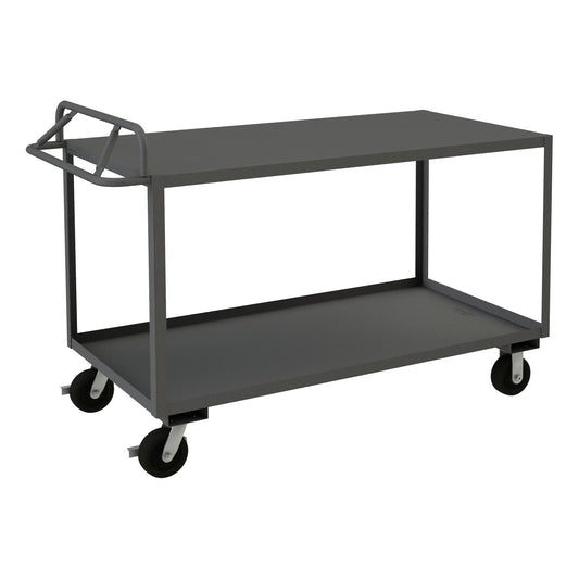 Stock Cart, 2 Shelves, Ergonomic Handle