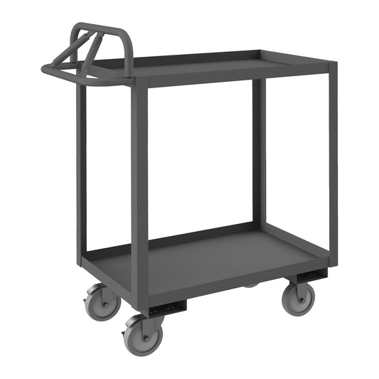 Stock Cart, 2 Shelves, Ergonomic Handle
