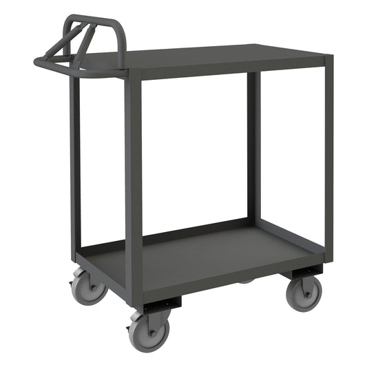Stock Cart, 2 Shelves, Ergonomic Handle