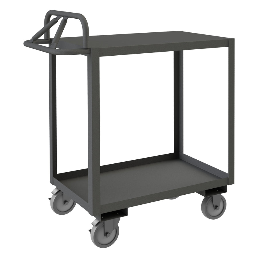 Stock Cart, 2 Shelves, Ergonomic Handle