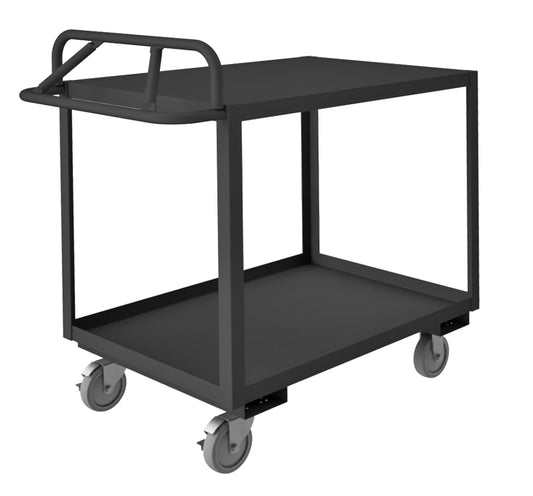 Stock Cart, 2 Shelves, Ergonomic Handle