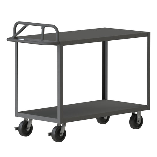 Stock Cart, 2 Shelves, Ergonomic Handle