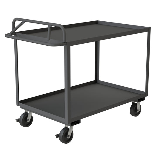 Stock Cart, 2 Shelves, Ergonomic Handle