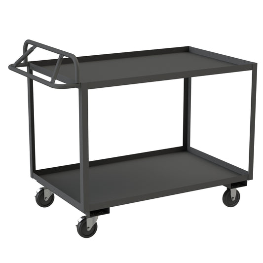 Stock Cart, 2 Shelves, Ergonomic Handle