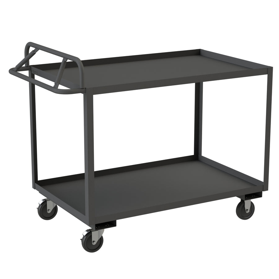 Stock Cart, 2 Shelves, Ergonomic Handle