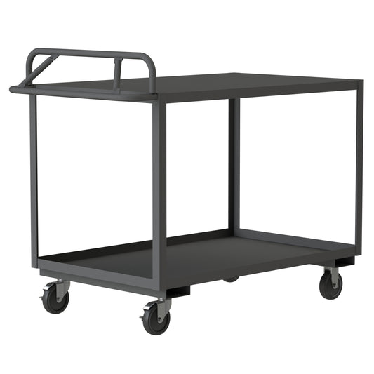 Stock Cart, 2 Shelves, Ergonomic Handle