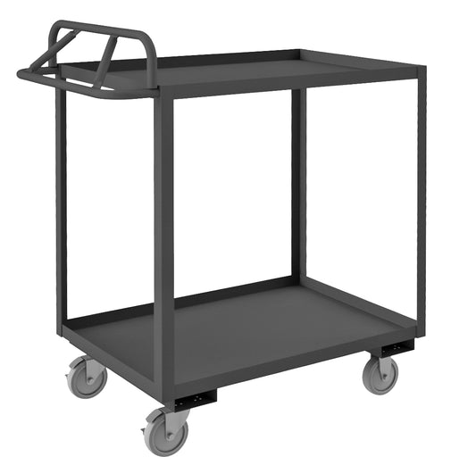 Stock Cart, 2 Shelves, Ergonomic Handle
