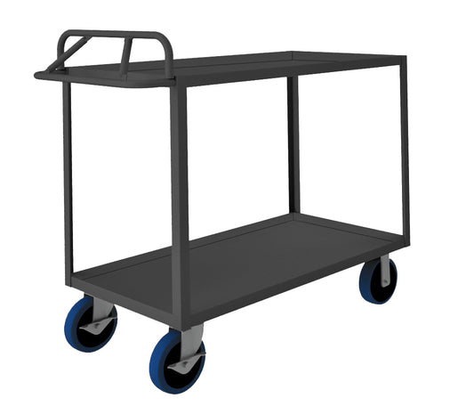 Stock Cart, 2 Shelves, Ergonomic Handle