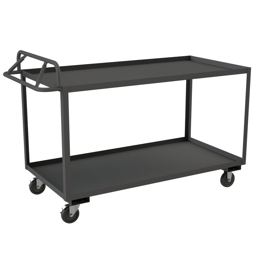 Stock Cart, 2 Shelves, Ergonomic Handle