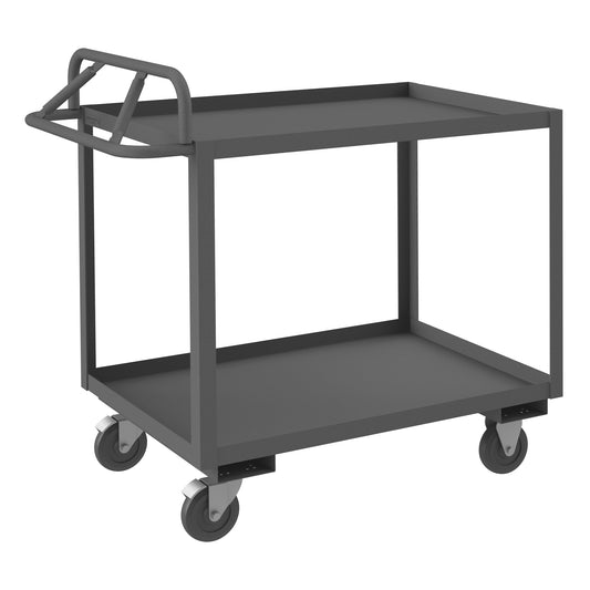 Stock Cart, 2 Shelves, Ergonomic Handle