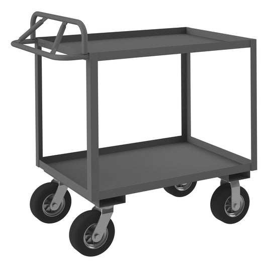 Stock Cart, 2 Shelves, Ergonomic Handle