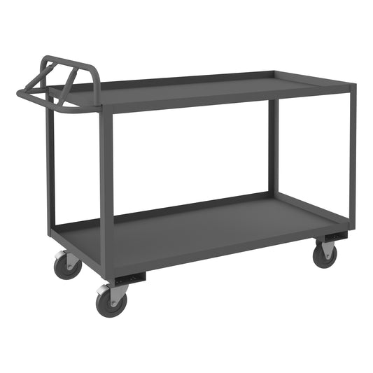 Stock Cart, 2 Shelves, Ergonomic Handle