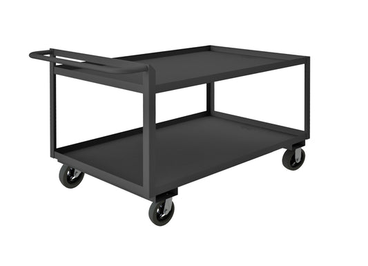 Stock Cart, 2 Shelves, Raised Handle