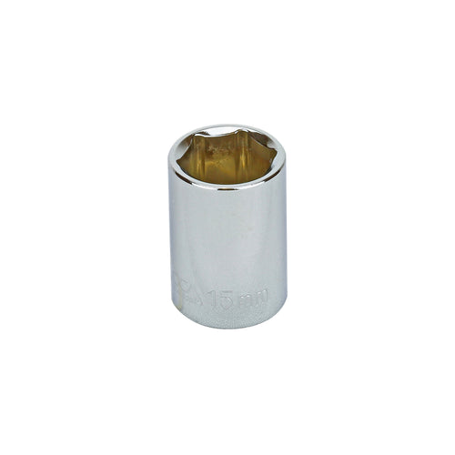 15MM - 3/8" Drive 6 Point Metric Socket