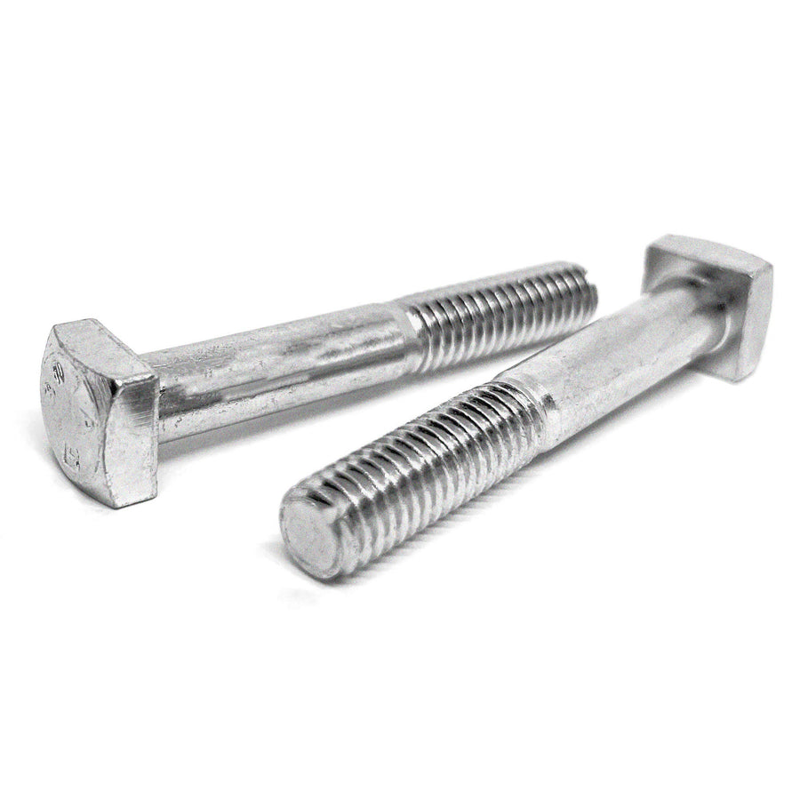 3/8"-16x2-1/2" Square Head Bolts Grade A307 Hot Dip Galvanized