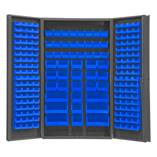Cabinet, 192 Blue Bins