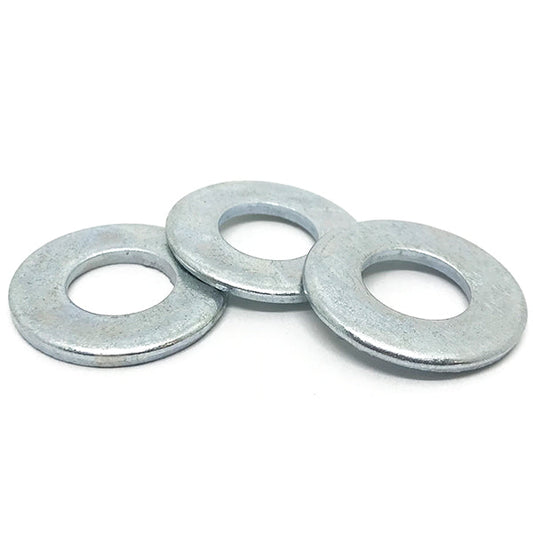 7/8" SAE Low Carbon Flat Washers Zinc