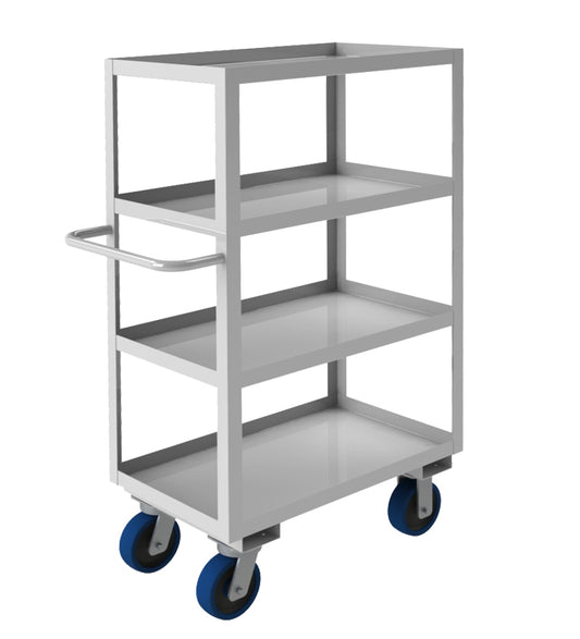 Stainless Steel Stock Cart, 4 Shelves