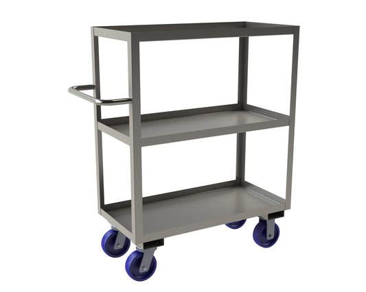 Stainless Steel Stock Cart, 3 Shelves
