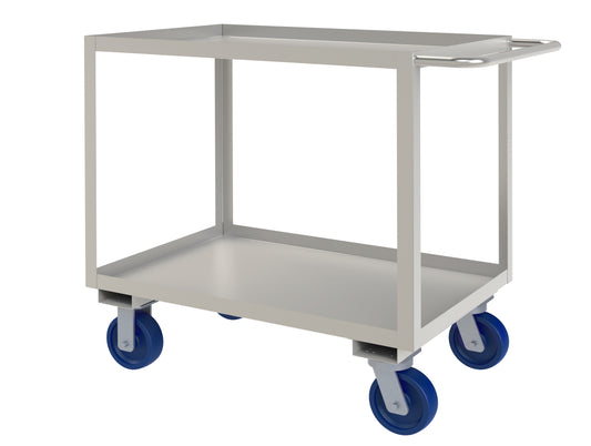 Stainless Steel Stock Cart, 2 Shelves