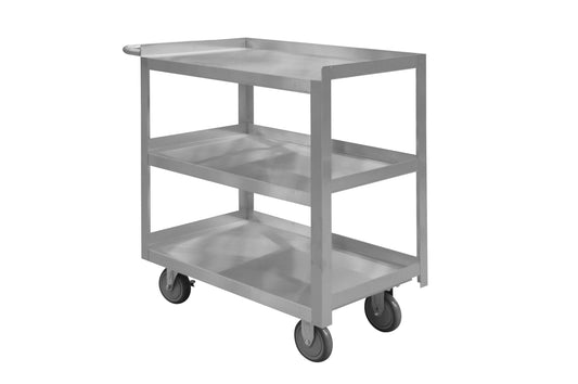 Stainless Steel Stock Cart, 3 Shelves