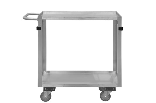 Stainless Steel Stock Cart, 2 Shelves