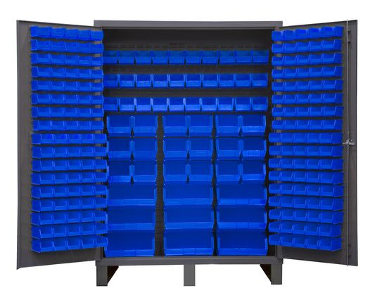 Cabinet, 227 Blue Bins
