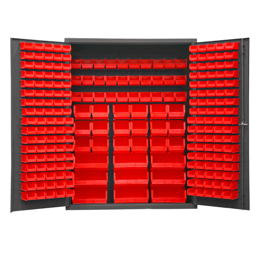 Cabinet, 227 Red Bins, No Legs