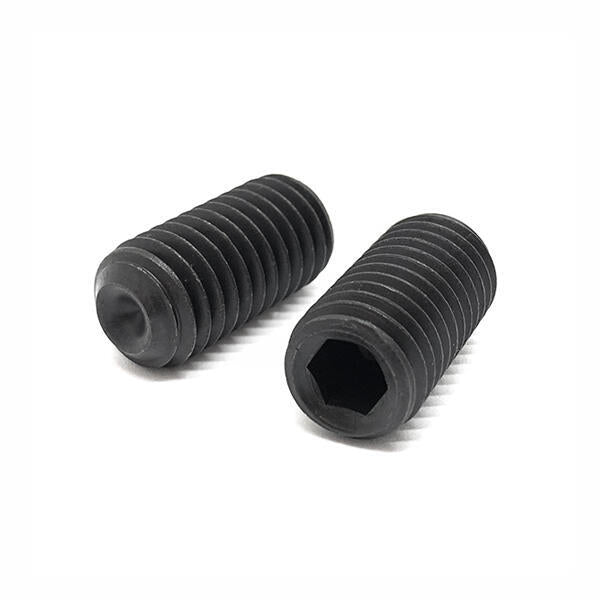 M12-1.75x35 Class 45H Cup Point Allen Socket Set Screws Black Oxide