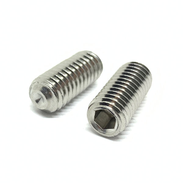 M2.5-0.45x5 Stainless Steel A2 Cup Point Allen Socket Set Screws