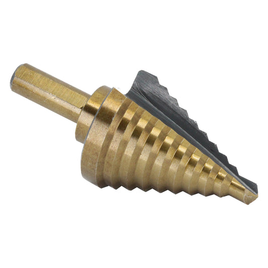 #5 HSS Black & Gold Step Drill Bit (1/4" - 1-3/8" by 1/8")