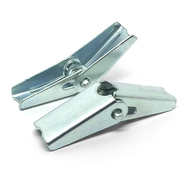 #8-32 Spring Wing Toggle Nuts Steel Zinc Clear