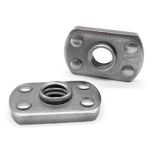 1/2"-13 4 Prong Spot Weld Nuts
