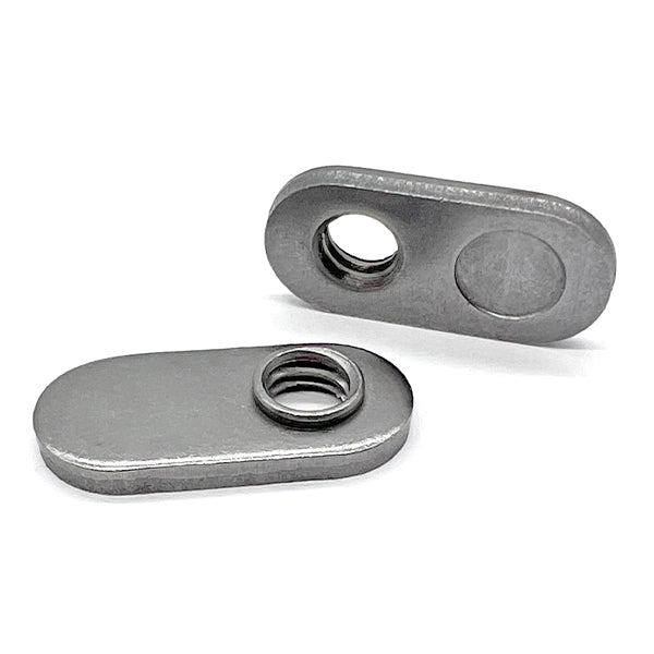 M6-1.0 Single Tab Spot Weld Nuts w/ Target