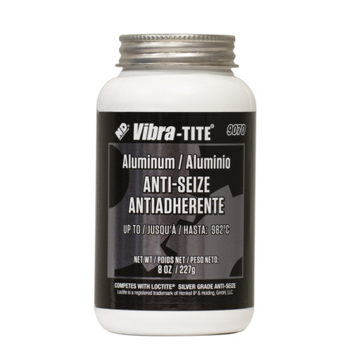 Vibra-Tite 9070, Aluminum Anti-Seize, 8oz Brush can