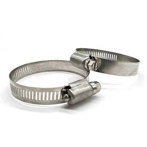 #32 Worm Gear Hose Clamp 304 Stainless w/ 5/16" Slotted Screw