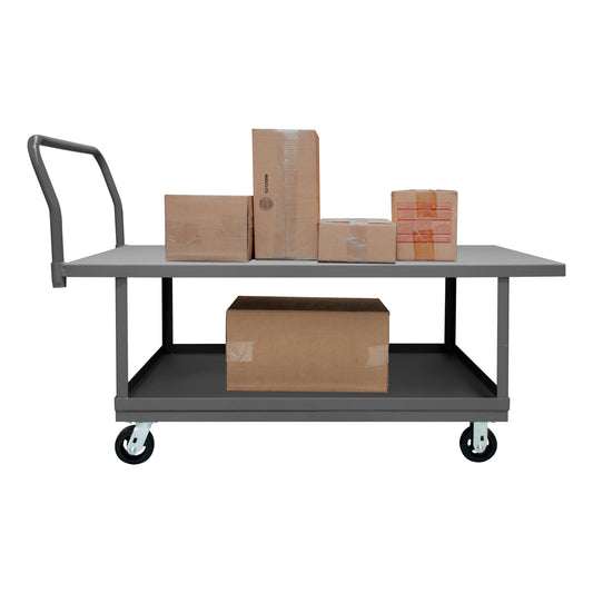 Platform Truck, 2 Shelves, 24 x 48