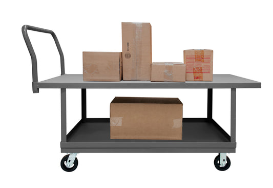 Platform Truck, 2 Shelves, 30 x 60
