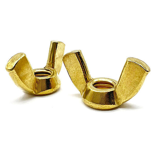 #10-24 Brass Wing Nuts