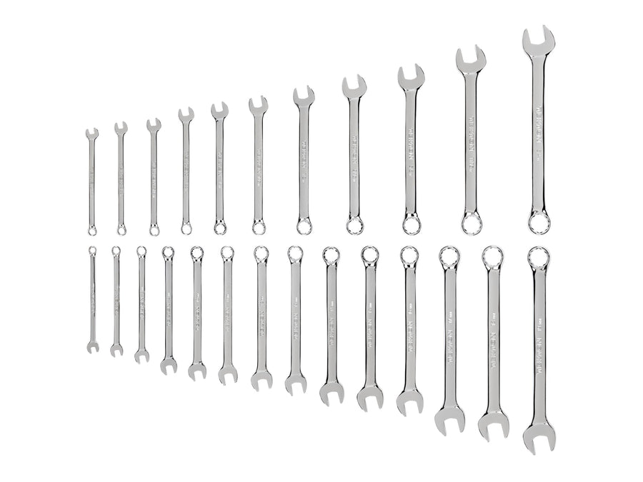 Combination Wrench Set, 25-Piece (1/4 -3/4 in., 6-19 mm)