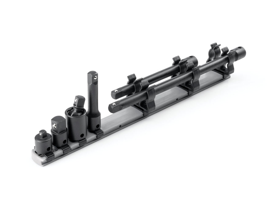 3/8 Inch Drive Impact Extension and Accessory Set with Rail (6-Piece)