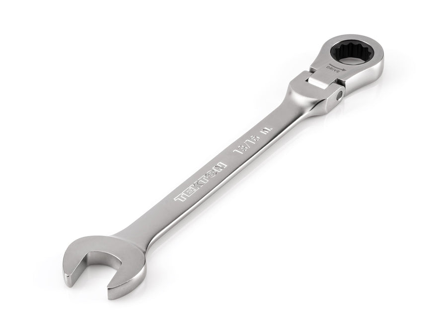 13/16 Inch Flex Head 12-Point Ratcheting Combination Wrench