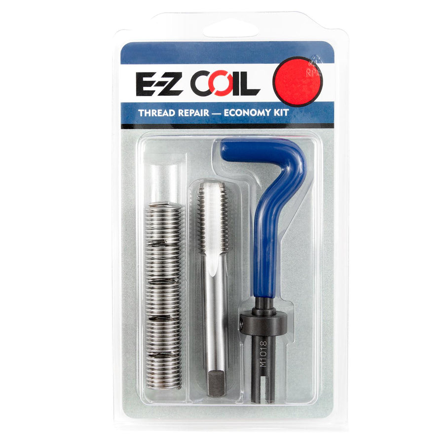 M20-2.0 Stainless Steel Threaded Coil Insert Economy Repair Kit with Inserts, Tap, and Install Tool