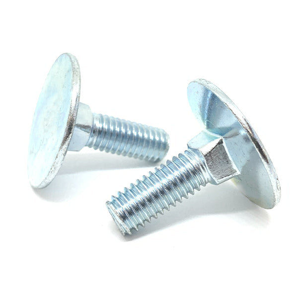 3/8-16x1-3/4"Round Head Square Neck Elevator Bolts Zinc
